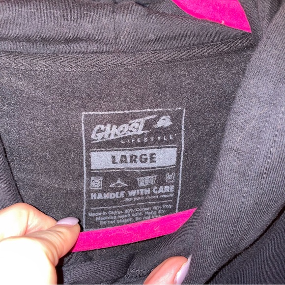 EUC Ghost Lifestyle black logo hoodie - Picture 3 of 3